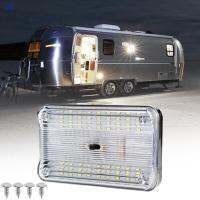 เพดาน LED สี่เหลี่ยมผืนผ้าโคมไฟในร่มหลังคาสีขาวโดมอ่าน Spot Cabin Light สำหรับ Marine Yacht RV Caravan Auto Camper Van เรือ Bus