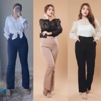 frieda ⚡️กางเกงโกงหุ่นสาวอวบ มี3สี ถึง4XL เอวสูง เก็บทรง สาวอวบใส่แล้วผอม ใหญ่กว่า5XL สั่งตัดได้