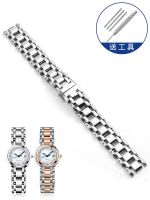 hot style steel watch strap suitable for Xinyue series L8.110 112 L8.115 butterfly buckle chain women