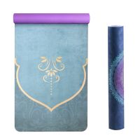 2Mm TPE Suede Yoga Mat Pad Sport Non-Slip Color Printed Slimming Fitness Exercise Mat For Gym Travel Esterilla Pilates 61Cm