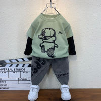 Boys Autumn Clothing Suit 2022 New Two Three Four Five Six Years Old Handsome Trendy Children Baby Spring And Autumn Fashionable Clothes