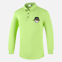 South Korea MALBON Golf แขนยาว T เสื้อผู้ชายฤดูใบไม้ร่วงฤดูหนาวกอล์ฟผู้ชาย Quick DRY POLO เสื้อกีฬากลางแจ้งเครื่องแต่งกาย