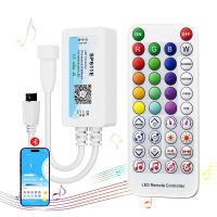 ✤✎¤ SP611E Phantom Bluetooth Music Controller WS2812B WS2811 Bluetooth Music LED Fireworks Light Band Controller DC5V-24V