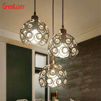 Modern Led Crystal Chandelier Lighting Hanging Lamp Suspension Luminaire Crystal Ball Lustres for Kitchen Light Fixtures