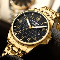 NIBOSI Top nd Luxury Mens Watches Luminous Waterproof Stainless Steel Watch Quartz Men Date Calendar Business Wristwatch