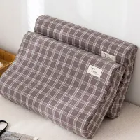 40*60cm/30*50cm Latex Pillowcases Strip Plaid Soft Memory Foam Pillowcases Neck Memory Pillow Cover Cushion Cover Only Case