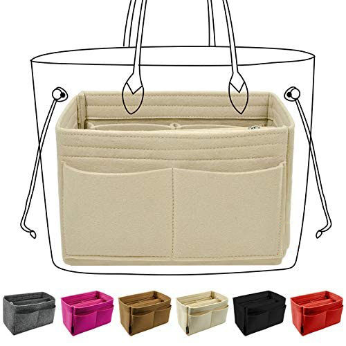 Felt Insert Bag Organizer in for Handbag Purse Fits Speedy Neverfull