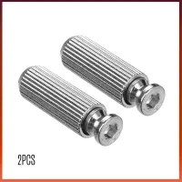 2PCS กีต้าร์ไฟฟ้าโลหะเทรโมโลบริดจ์ Studs สกรูยึดเส้นผ่านศูนย์กลาง8มม.อุปกรณ์เสริมเปลี่ยน Silver