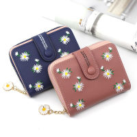 2021Selling Women Wallets Small Embroidery Leather Purse Ladies Card Bag For Women Clutch emale Purse Money Clip Wallet