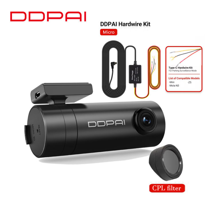 DDPAI Dashcam Hardwire Kit for 24 Hour Parking Monitor