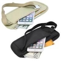 Outdoor Safe Travel Waist Belt Bag Wallet Money Passport Waist Packs Phone Pouch Anti Theft Waist Bag Running Bags Running Belt