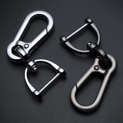 Creative Car Keychain Hanging Waist Simple Removable Key Chain Pendant Strong Carabiner Hook Auto Interior Men Women Gift