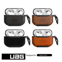 Uag Apple Airpods Pro/ 1/2 Case คุณภาพสูงหนังฝาครอบป้องกันซิลิโคนปลอกชุดหูฟังไร้สายบลูทูธพร้อมพวงกุญแจหูฟัง Accessories