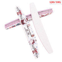 gou 10pcs NAIL File ดอกไม้พิมพ์ NAIL BUFFER Christmas 80/100/150/180/240