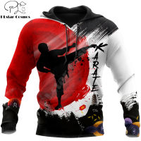 Karate Martial arts 3D Printed Autumn Men Hoodies Uni Harajuku Casual Pullover Zip Hoodie Streetwear sudadera hombre DW0513