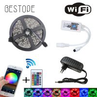 【❖New Hot❖】 na07037036036666 แถบไฟ Led ไดโอดแบบริบบิ้นสำหรับ Dc12v Smd 2835 15ม. 20ม. เทปrgb 5ม. 10ม. Led และตัวควบคุม Wifi