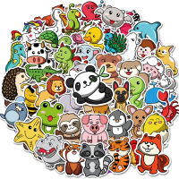 hedeguoji?50Pcs Mix Cute Animals Stickers Kid Toys Phone Guitar Laptop Skateboard Sticker