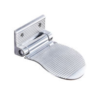 Hot Aluminum Wall Mount Shower Footstool Shower Footstool Bathroom Stand Footstool Non-slip Shower Foot Rest Bathroom Pedals