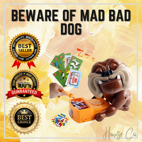 Beyoung Funny Parent Child Games Beware of The Dog Don't Wake The Dog Toys,  Dog Board Games, Funny Electronic Pet Dog Toys, Bad Dog Gnaw Bones(ABS)