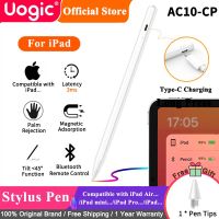 Uogic Stylus Pen for iPad  Camera Shutter Remote Control  Battery Level Display  Palm Rejection  Compatible with iPad Pro/mini Stylus Pens