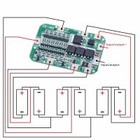 6S 15A 24V PCB BMS แผ่นป้องกันสำหรับ6มาใหม่ล่าสุด DIY ชุดแบตเตอรี่ลิเธียม18650 Ion โมดูล