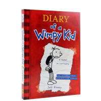 [Free audio]Diary of a Wimpy Kid 1 diary of a kid 1 diary of a kid 1 original English novel Jeff Kinney childrens literature English book genuine pure picture comic book