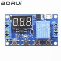 DC 6-30V Support Micro USB 5V LED Display Automation Cycle Delay Timer Control Off Switch Delay Time Relay 6V 9V 12V 24V WATTY Electronics