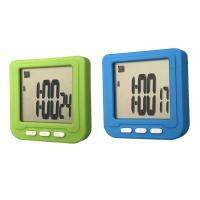 meriglare 2 Pcs Portable Student Alarm Clock Timers for Bedroom Kitchen