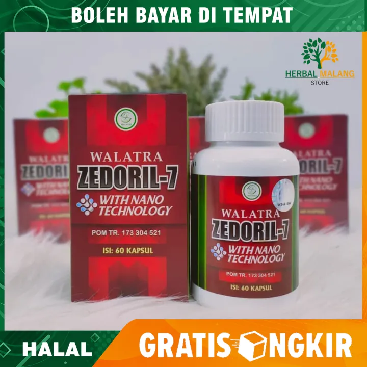 Obat Benjolan Di Leher Membesar Herbal Walatra Zedoril Isi Kapsul Resmi Bpom Dan Halal Mui