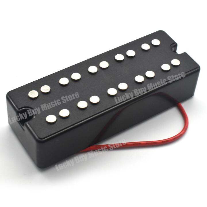 pickup-กีต้าร์เบส5สายสีดำเปิดปิดผนึก-humbucker-2สกรูยึดคอรู-amp-สะพาน