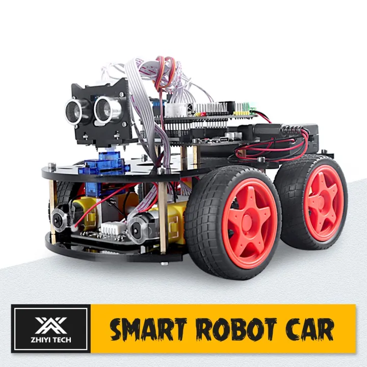 1 Smart Uno Robot For Arduino Programmable Project Robot Car Kit For ...