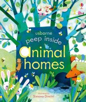 *Original* Usborne Peep Inside - Animal Homes Hard Cover English Flap Book for Kid / หนังสือพนังภาษาอังกฤษปกแข็งสำหรับเด็ก