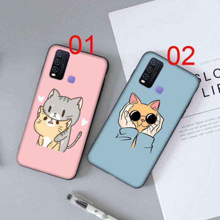 cute-cat-อ่อนนุ่ม-ซิลิโคน-เคสโทรศัพท์-หรับ-xiaomi-redmi-note-11-9t-10c-10s-11i-12-11t-10-max-pro-black-ปก