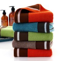 T113A High quality New gift for mother and dad soft quick dry brown orange green turquoise bath towel face towel Towels