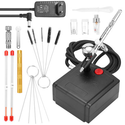 Airbrush Set for Model Making Art Painting Air Compressor 0.2mm 0.5mm 0.3mm Noddle