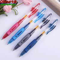 ปากกาเจล ปากกา ปากกาเจลแบบกด ขนาดเส้น 0.5 mm ปากกาเจลกึ่งลูกลื่น เขียนลื่น มี3สีให้เลือก เครื่องเขียน พร้อมส่ง
