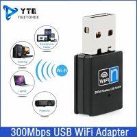 YIGETOHDE USB 2.0 Receiver Dongle Network Card 802.11N 300Mbps Mini Wireless USB Wi-Fi Adapter For PC Desktop Laptop Windows MAC