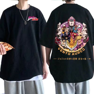 Japanese Anime Jojo Bizarre Adventure Graphic T Shirt Men Women Summer Tops Funny Manga T-shirt Streetwear Fashion Unise