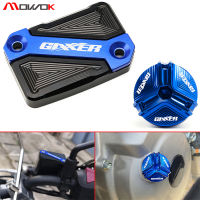 สำหรับ Suzuki GIXXER 250 SF GIXXER 150 125 2018-2023 2022รถจักรยานยนต์ CNC เครื่องยนต์น้ำมันฝาปิดเบรคหน้าอ่างเก็บน้ำฝาครอบ