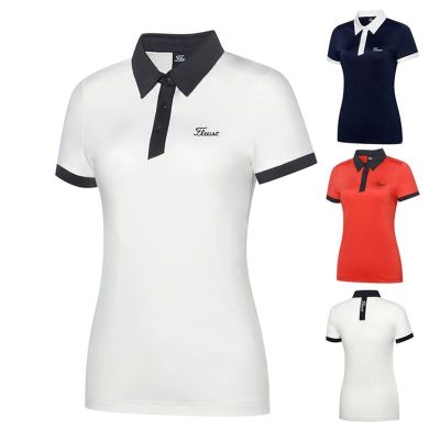 Titleist GOLF clothing womens short sleeve T-shirt customization quick-drying breathable coat absorb sweat outdoor GOLF cultivate ones morality shirt