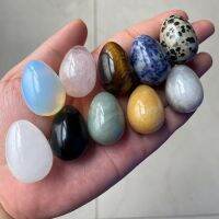 1PC Crystal Egg Natural Stones Green Aventurine Blue Point Jade Hand Polished Healing Decor Gift Crystal Quartz Mini Ornament