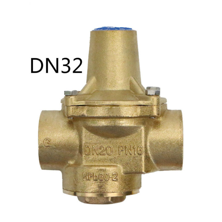 DN32ลดแรงดันน้ำวาล์วปรับลดแรงดันน้ำวาล์ว Whole House น้ำตัวลดแรงดันทองเหลือง