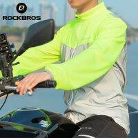 ZZOOI ROCKBROS Bicycle Jackets Reflective Vests Women Women Breathable Safety Light Bike Jerseys Tops Coats MTB Road Cycling Jackets Men