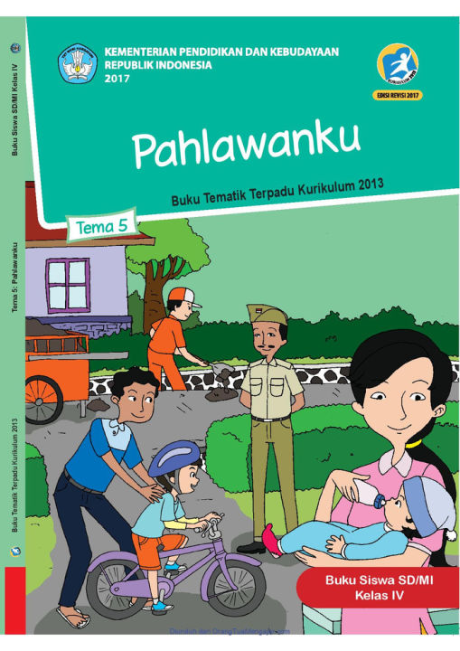 Buku Tematik SD Kelas 4 Tema 5 Pahlawanku | Lazada Indonesia