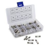 XMM-100pcs 5x20mm Quick Blow Glass Tube Fuse Fast-blow Glass Fuses Assorted Kit