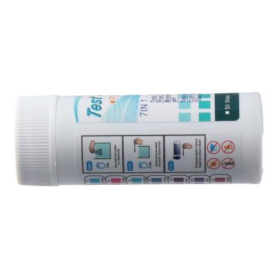 Widely apply Good Quality Full Range Easy To Match 7 in 1 Pool Test Strips pH Test Strips High Accuracy pH Test Paper Inspection Tools