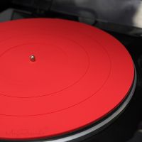 、‘】【【 285Mm 12 Turntable Mat Anti-Vibration Silicone Pad Ruer LP Antislip Mat For Phonograph Turntable Vinyl Record Player Accesso