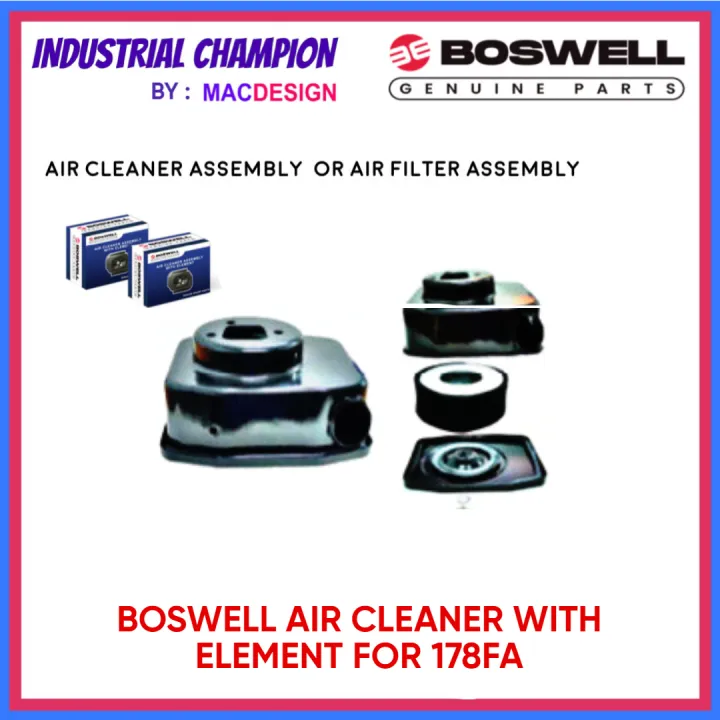 BOSWELL AIR CLEANER ASSEMBLY OR AIR FILTER ASSEMBLY MACDESIGN HOME