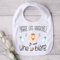 【DT】hot！ Tired of A Beer Baby Cotton Bibs Newborn Feeding Children Saliva for Kids