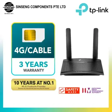 TP-Link TL-MR100 300Mb Wireless N 4G LTE WiFi Router with SIM Slot TPLink